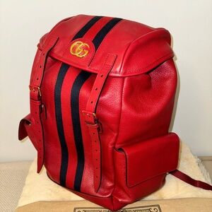 Gucci Ophidia All Leather Backpack